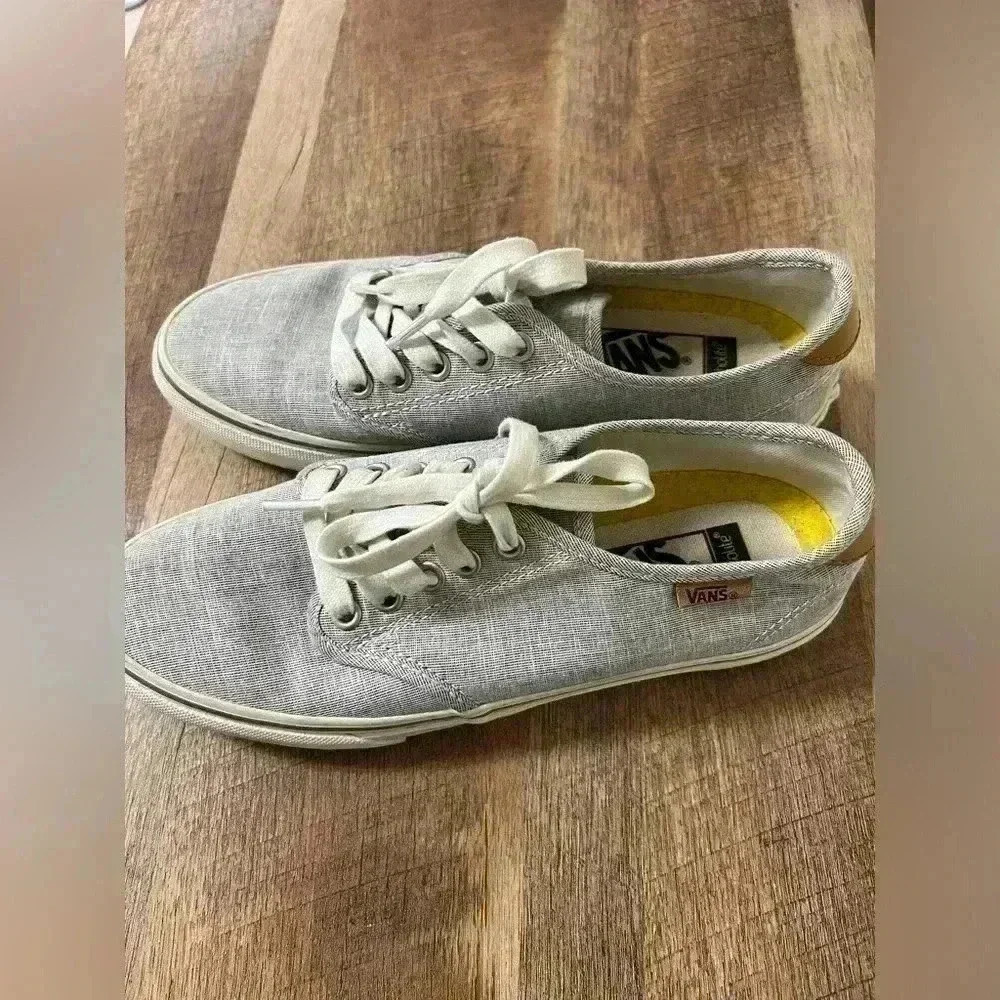 Vans Ortholite Heathered grey Vans women’s 7 - Picture 4 of 7